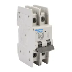 GLADIATOR GMCBU-2C-6 Miniature Circuit Breaker, 6A, 480Y/ 277 VAC/ 125 VDC, 2-Pole, C Curve, Thermal Magnetic | CV7FGR