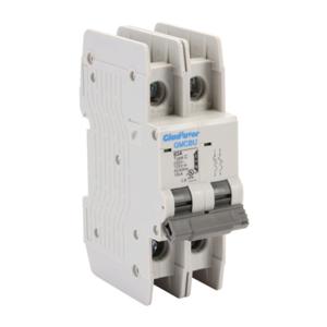 GLADIATOR GMCBU-2C-63 Miniature Circuit Breaker, 63A, 240 VAC/ 125 VDC, 2-Pole, C Curve, Thermal Magnetic | CV7FGT