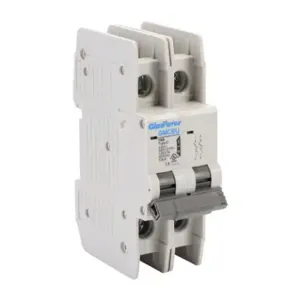 GLADIATOR GMCBU-2D-16 Miniature Circuit Breaker, 16A, 480Y/ 277 VAC/ 125 VDC, 2-Pole, D Curve, Thermal Magnetic | CV7FGY