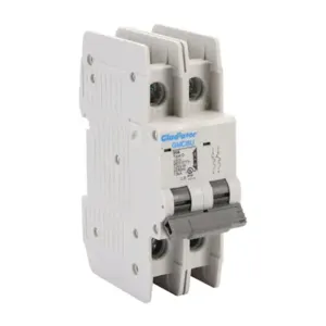 GLADIATOR GMCBU-2D-20 Miniature Circuit Breaker, 20A, 480Y/ 277 VAC/ 125 VDC, 2-Pole, D Curve, Thermal Magnetic | CV7FHA