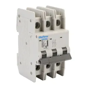 GLADIATOR GMCBU-3B-1 Miniature Circuit Breaker, 1A, 480Y/ 277 VAC/ 125 VDC, 3-Pole, B Curve, Thermal Magnetic | CV7FHN