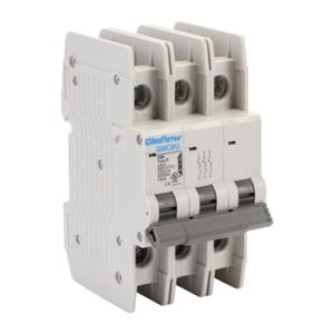 GLADIATOR GMCBU-3B-10 Miniature Circuit Breaker, 10A, 480Y/ 277 VAC/ 125 VDC, 3-Pole, B Curve, Thermal Magnetic | CV7FHP