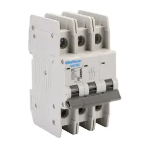 GLADIATOR GMCBU-3C-30 Miniature Circuit Breaker, 30A, 240 VAC/ 125 VDC, 3-Pole, C Curve, Thermal Magnetic | CV7FJQ