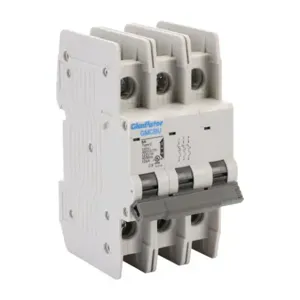 GLADIATOR GMCBU-3C-8 Miniature Circuit Breaker, 8A, 480Y/ 277 VAC/ 125 VDC, 3-Pole, C Curve, Thermal Magnetic | CV7FJZ