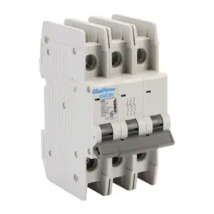 GLADIATOR GMCBU-3D-16 Miniature Circuit Breaker, 16A, 480Y/ 277 VAC/ 125 VDC, 3-Pole, D Curve, Thermal Magnetic | CV7FKD