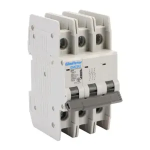 GLADIATOR GMCBU-3D-20 Miniature Circuit Breaker, 20A, 480Y/ 277 VAC/ 125 VDC, 3-Pole, D Curve, Thermal Magnetic | CV7FKF