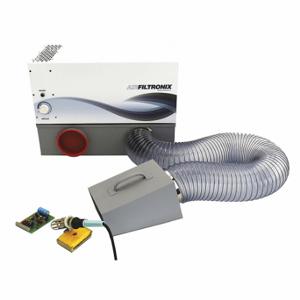 GLAS COL 200A HS3000A1 Fume Extractor, 173 cfm, 5 ft Hose Length, 68 dB | CP6LRN 60AG10