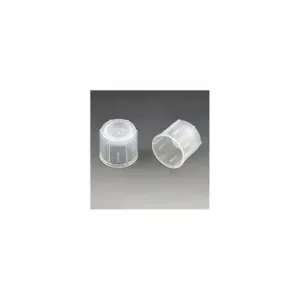 GLOBE SCIENTIFIC 118120 Snap Cap, Polyethylene, Snap On, White Clear, 1000 PK | CP6MCX 52JW68