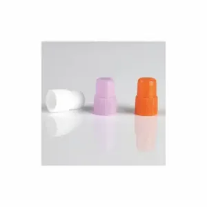 GLOBE SCIENTIFIC 118139B Plug Cap, Polyethylene, Stopper, Blue, 1000 PK | CP6MUQ 52JW87