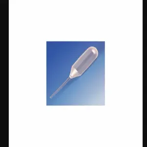 GLOBE SCIENTIFIC 134010 Transfer Pipette, 1.3 mL Capacity, Plastic, Non-Sterile, 500 PK | CP6MHE 52JX39