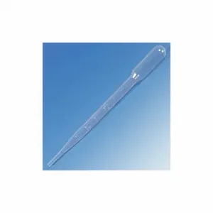 GLOBE SCIENTIFIC 135238 Transfer Pipette, 7 mL Capacity, Plastic, Sterile, 0.5 to 3mL, 155 mm Length, 400 PK | CP6MUE 52JX50