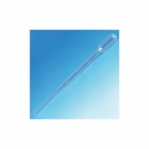 GLOBE SCIENTIFIC 137040-500 Transfer Pipette, 5 mL Capacity, Plastic, Non-Sterile, 0.5 to 2mL, 500 PK | CP6MHX 52JX62