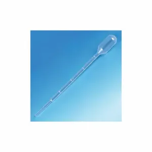 GLOBE SCIENTIFIC 137135 Transfer Pipette, 3 mL Capacity, Plastic, Sterile, 400 PK | CP6MHP 52JX64