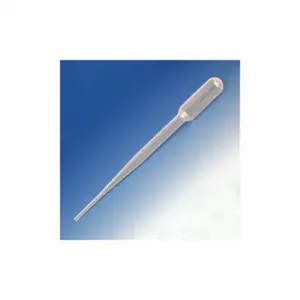 GLOBE SCIENTIFIC 138060-500 Transfer Pipette, 4 mL Capacity, Plastic, Non-Sterile, 500 PK | CP6MHQ 52JX73