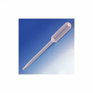 GLOBE SCIENTIFIC 138090-250 Transfer Pipette, 8.5 mL Capacity, Plastic, Non-Sterile, 250 PK | CP6MJP 52JX76