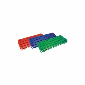 GLOBE SCIENTIFIC 3049G Cryogenic Vial Workstation Rack, Plastic, Green, 25 mm Overall Ht | CP6MZQ 52JX32