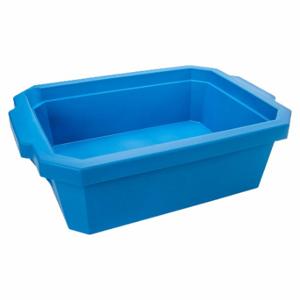 GLOBE SCIENTIFIC 455025B Ice Tray with Lid, Polyurethane Foam, Blue, 160 mm Overall Height, 500 mm Overall Length | CP6MZG 784GK8