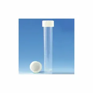 GLOBE SCIENTIFIC 6102S Transport Tube, 10 mL Labware Nominal Capacity - Metric, 1 to 10 mL, White, 500 PK | CP6MJW 52JV58