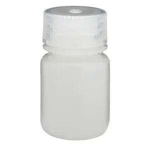 GLOBE SCIENTIFIC 7010030 Bottle, 1 oz Labware Capacity, HDPE, Includes Closure, Unlined, 12 Pack | CP6MDN 55NG66