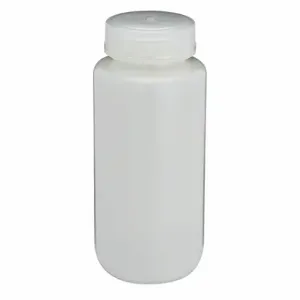 GLOBE SCIENTIFIC 7010500 Bottle, 16.9 oz Labware Capacity, HDPE, Includes Closure, Unlined, 12 Pack | CP6MDZ 55NG70