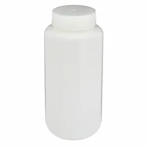 GLOBE SCIENTIFIC 7011000 Bottle, 33.8 oz Labware Capacity, HDPE, Includes Closure, Unlined, 6 Pack | CP6MEK 55NG71