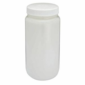 GLOBE SCIENTIFIC 7012000 Bottle, 67.6 oz Labware Capacity - English, HDPE, Includes Closure, Unlined, Wide | CR3BMD 55NG72