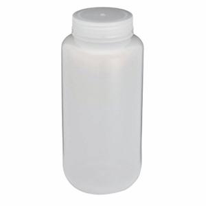 GLOBE SCIENTIFIC 7021000 Bottle, 33.8 oz Labware Capacity, LDPE, Includes Closure, Unlined, 6 Pack | CP6MER 55NG88