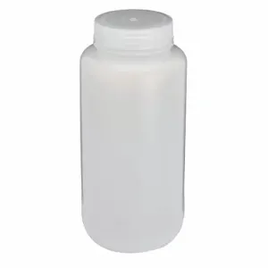 GLOBE SCIENTIFIC 7021000 Bottle, 33.8 oz Labware Capacity, LDPE, Includes Closure, Unlined, 6 Pack | CP6MER 55NG88