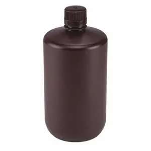 GLOBE SCIENTIFIC 7052000AM Bottle, 67.6 oz Labware Capacity - English, Polypropylene, Includes Closure, Narrow | CP6MFX 55NH34