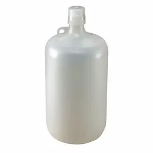 GLOBE SCIENTIFIC 7054000 Bottle, 135 oz Labware Capacity - English, Polypropylene, Includes Closure, Unlined | CP6MDW 55NH32