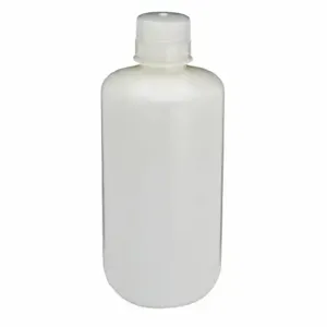 GLOBE SCIENTIFIC 7061000 Bottle, 33.8 oz Labware Capacity, HDPE, Includes Closure, Unlined, 6 Pack | CP6MEP 55NG60