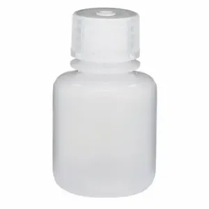 GLOBE SCIENTIFIC 7070030 Bottle, 1 oz Labware Capacity, LDPE, Includes Closure, Unlined, 12 Pack | CR3BMA 55NG77