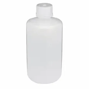 GLOBE SCIENTIFIC 7070250 Bottle, 8.5 oz Labware Capacity, LDPE, Includes Closure, Unlined, 12 Pack | CP6MFH 55NG80