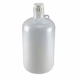 GLOBE SCIENTIFIC 7078000 Bottle, 256 oz Labware Capacity - English, LDPE, Includes Closure, Unlined | CP6MFR 55NH39