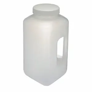 GLOBE SCIENTIFIC 7164000 Bottle, 135 oz Labware Capacity - English, Polypropylene, Includes Closure, Unlined | CP6MDT 55NG76