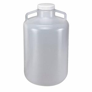GLOBE SCIENTIFIC 7210020 Carboy, Cylindrical, Integral Shoulder Carboy/Jerrican/Jug Handle, Autoclavable | CP6MKG 55NH18