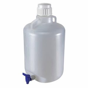 GLOBE SCIENTIFIC 7270020 Carboy, Cylindrical, Integral Shoulder Carboy/Jerrican/Jug Handle, Includes Closure | CP6MKY 55NH15