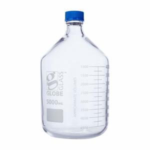 GLOBE SCIENTIFIC 8105000 Media Bottle, 169.07 oz Labware Capacity - English, Type I Borosilicate Glass | CP6MPB 793W15