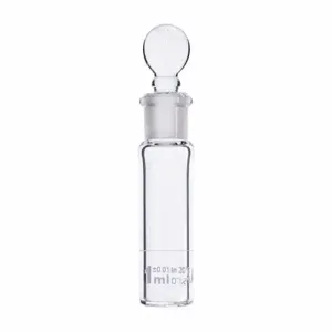 GLOBE SCIENTIFIC 8200001 Volumetric Flask, 1 mL Labware Capacity - Metric, Type I Borosilicate Glass | CP6NAP 793W17