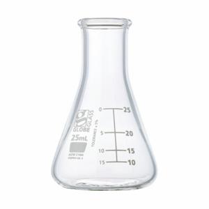 GLOBE SCIENTIFIC 8400025 Erlenmeyer Flask, 25 Ml Labware Capacity - Metric, 12 PK | CP6MMG 793VZ2