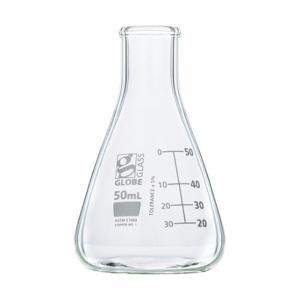 GLOBE SCIENTIFIC 8400050 Erlenmeyer Flask, 50 Ml Labware Capacity - Metric, 12 PK | CP6MML 793VZ3