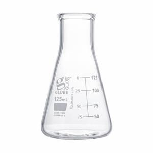 GLOBE SCIENTIFIC 8410125 Erlenmeyer Flask, 125 Ml Labware Capacity - Metric, 12 PK | CP6MMD 793W01