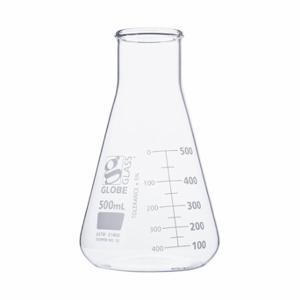 GLOBE SCIENTIFIC 8410500 Erlenmeyer Flask, 500 Ml Labware Capacity - Metric, 6 PK | CP6MMN 793W03