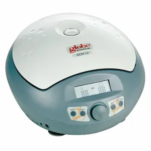 GLOBE SCIENTIFIC GCM-12 Centrifuge, With Rotor, Benchtop, 12 x 1.5 ml Capacity, 12 x 2.2 ml | CF2NBY 55NT40