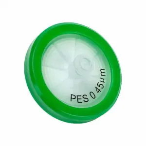 GLOBE SCIENTIFIC SF-PES-4530 Syringe Filter, 30 mm Membrane Dia, 0.45 um Pore Size, PES, 100 PK | CP6MWP 792XP6