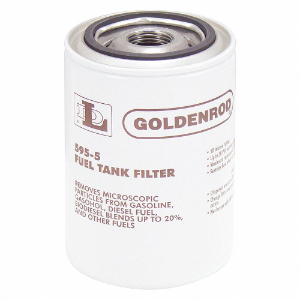 GOLDENROD 595-5 Fuel Tank Filter, Canister, 10 Microns | AD2BRG 3MMG3