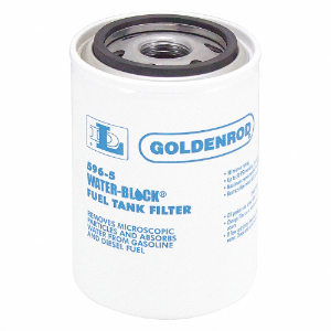 GOLDENROD 596-5 Fuel Tank Filter, Raplacement Canister, 10 Microns | AD2BRH 3MMG5