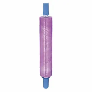 GOODWRAPPERS 15A844 Stretch Wrap, 80 Ga Gauge, 15 Inch Overall Width, 1000 Ft Overall Length, Purple | CP6NWY