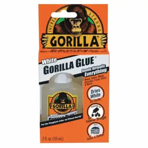 GORILLA 5201208 Glue, General Purpose, 2 fl oz, Bottle, White | CP6NXR 2KKF2