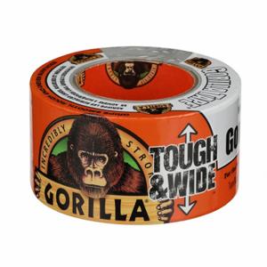 GORILLA 6025302 Duct Tape, Gorilla, Light Duty, 2 7/8 Inch X 25 Yd, White, Continuous Roll, Pack Qty | CP6NYX 499L89